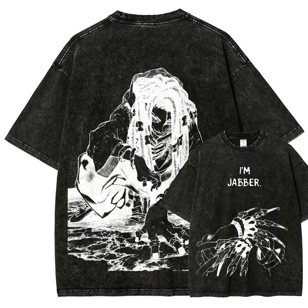 

Japan Anime Gachiakuta Hot Sale Peripherals Manga Graphic Print Tshirt Men Women Casual Oversized Vintage Washed Tee Cotton Top S