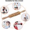 Durable And Safe 1Pc Wooden Massage Roller Wood Therapy Massage Tools For Body Shaping - Anti Cellulite Wood Manuel Wooden Fascia Massage Roller