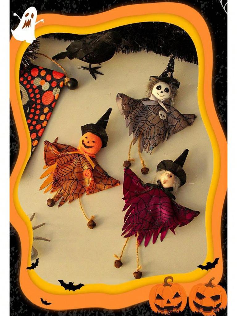 Halloween Figurine Pendant Home Garden Yard Hanging Pendant for Halloween Party Decoration Room Decoration Day of the Dead Decor