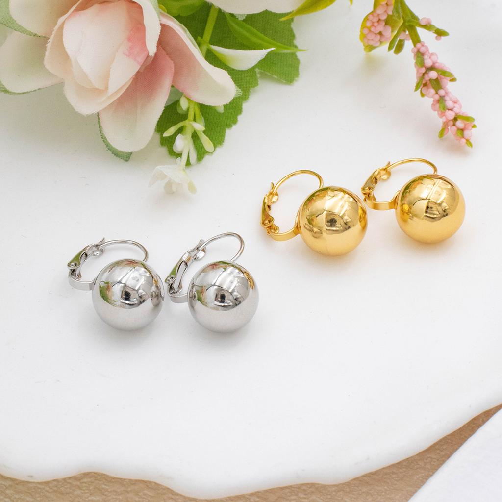 New Summer Collection Hollow Ball Stud Earrings Jewelry for Women with Hypoallergenic Style Pendant Hoop Earrings Gifts