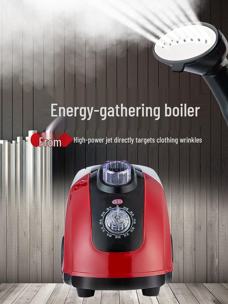Handheld Red Portable Garment Steamer and Iron