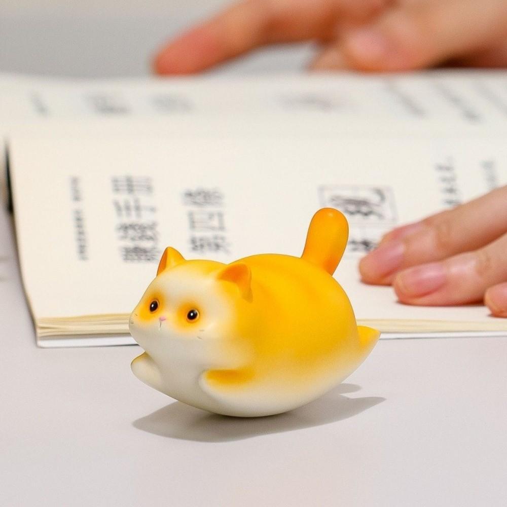 New Cartoon Fu Rui Cat Rocking Figurine Home Decor Creative Cat Doll Mini Siamese Cat Desktop Decoration