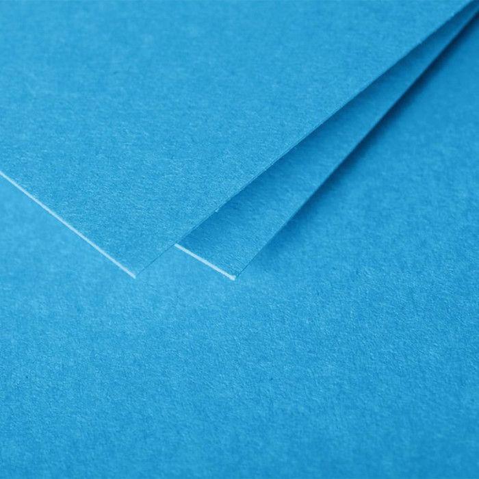 Enveloppe - CLAIREFONTAINE - Pollen - 120g - 140x140 mm - Bleu turquoise - Paquet de 20