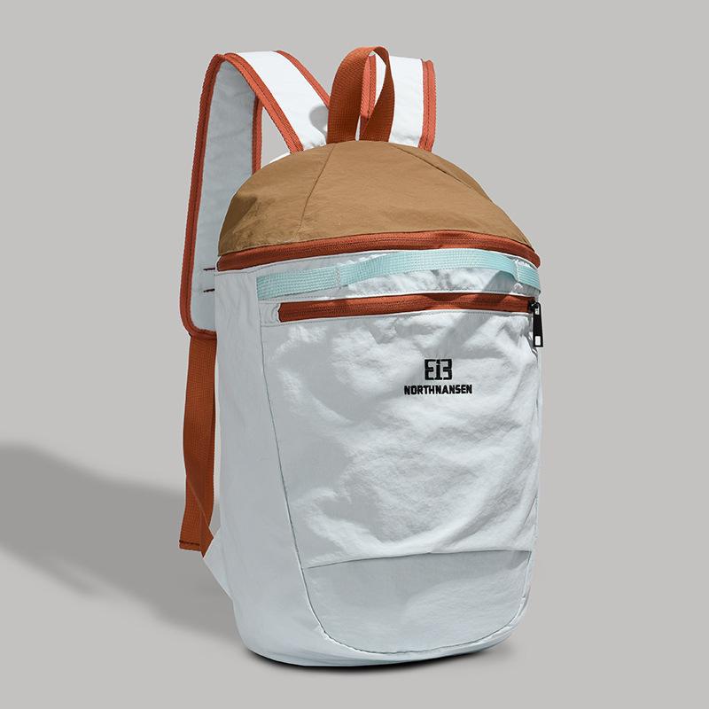 Summer New Leisure Travel Bag College Wind Contrasting Color Backpack Large Capacity High School Student Schoolbag