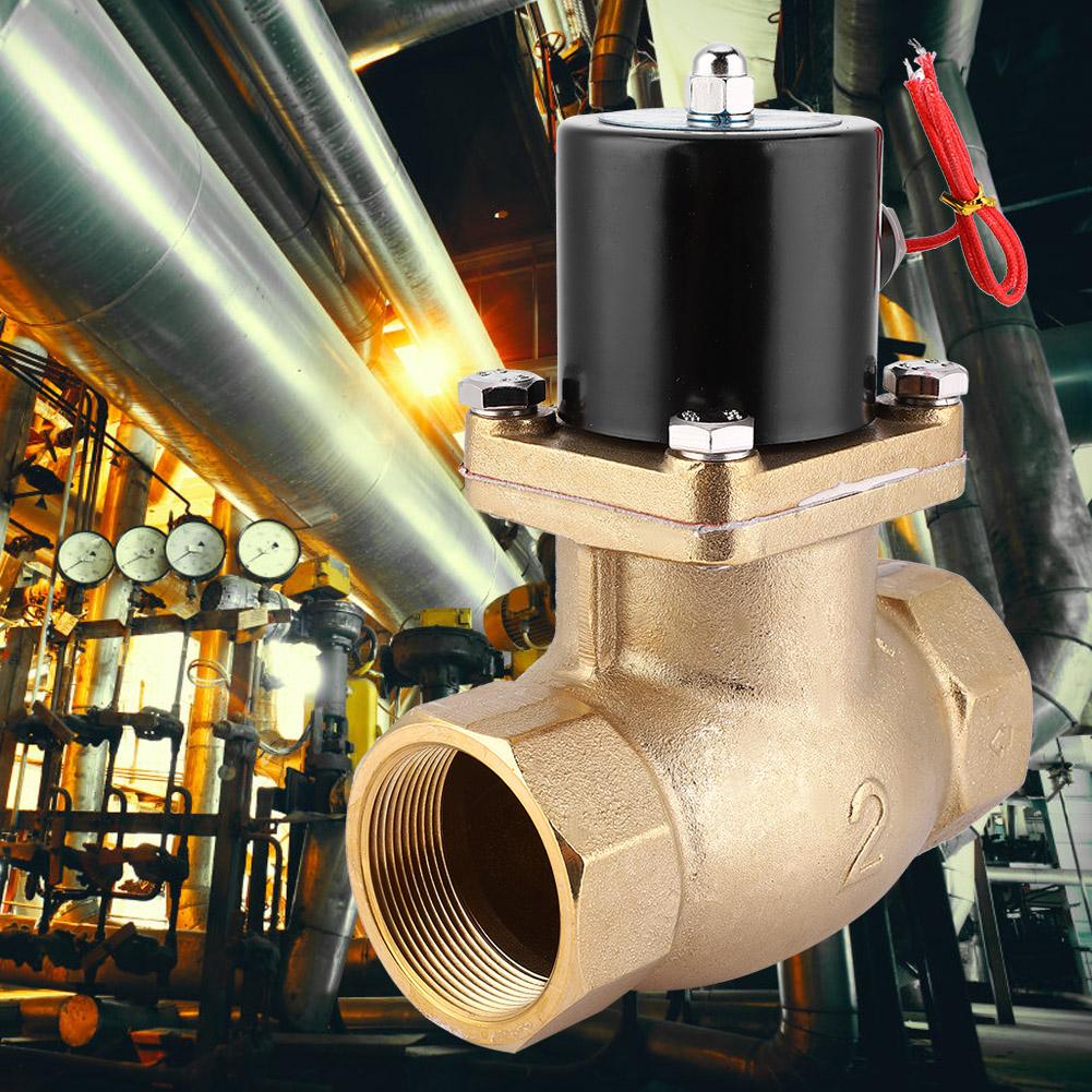 US 50 NC Zweiwege-Dampfmagnetventil G2 Gewinde AC 220V