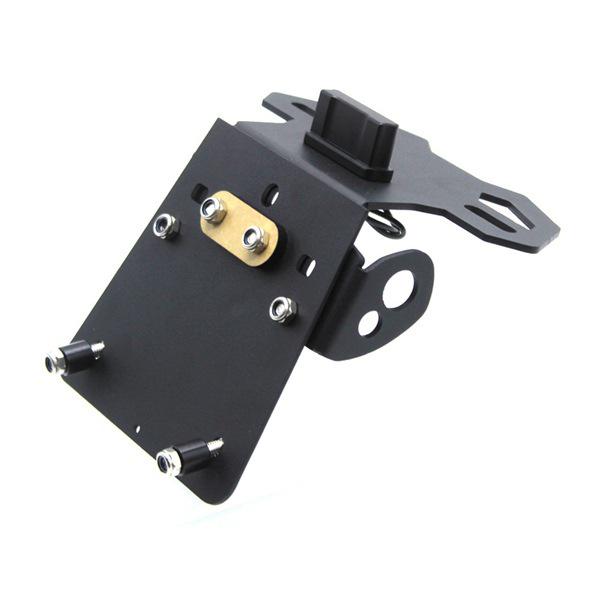 1 Pc Black Aluminum Alloy Motorcycle License Plate Holder for Honda