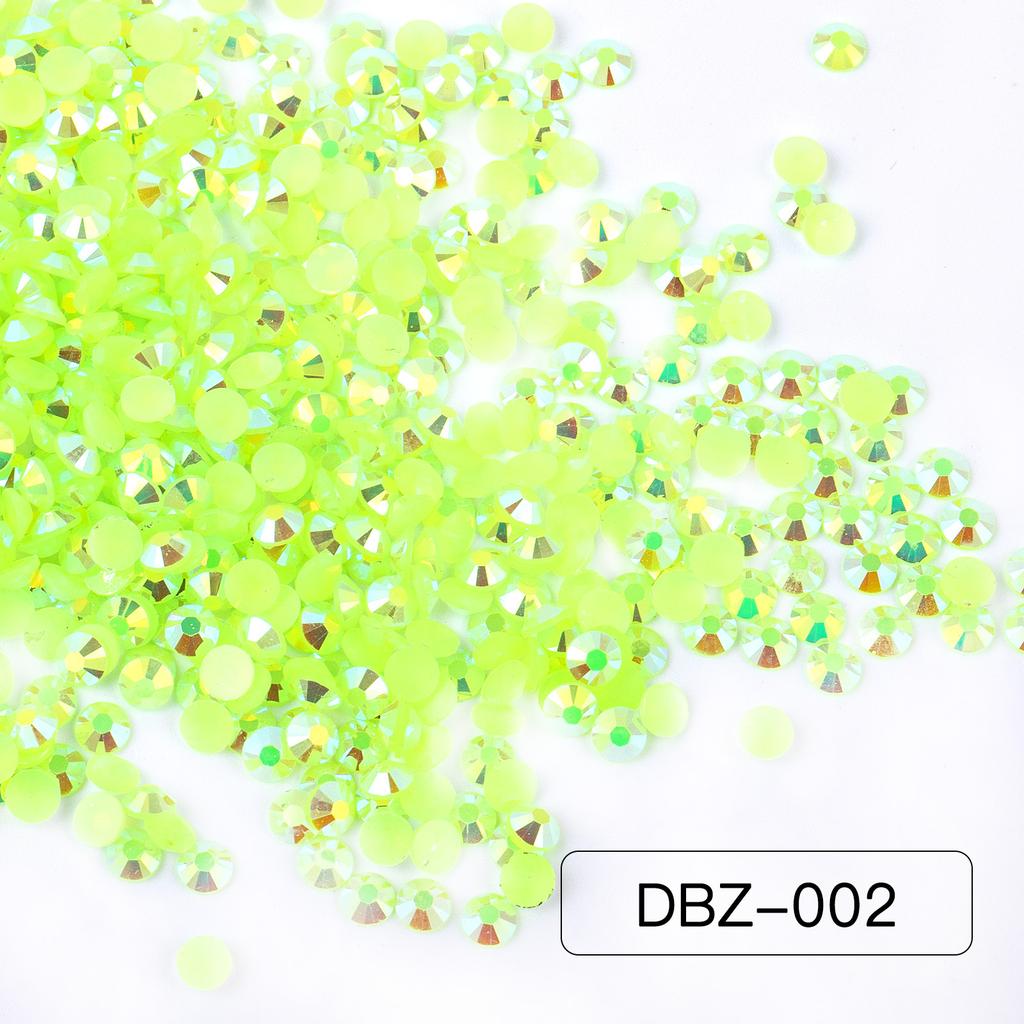 Nail Art Jewelry Super Flash Solid Color Candy Resin Flat Bottom Sticker Diamond Diy Material Mobile Phone Case Violent Bear Accessories