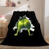 Christmas Gift Comedy Movie How the Grinch Stole Christmas blanket home warming, four season bed decoration sofa cover flannel throwing blanket K18
