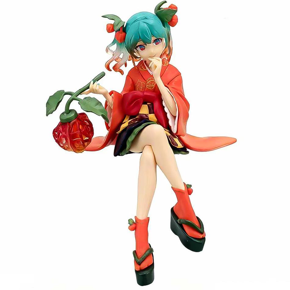 Hatsune Miku Figure Fairy Tale Wonderland Series Action Collectible Models Decorative Decorations Kawaii Gift Figurine PVC Poseable Articulated Scale