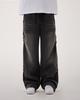Dibsenseu Washed Side Pintuck Wide Denim D323-3Color