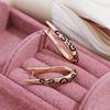Kinel Black Enamel Dangle Earrings For Women Luxury Wedding Fine Jewelry