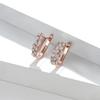 Umcho Clear Stud Earrings For Women Copper Earring Engagement Fashion Jewelry To Girlfriend