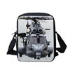 Helicopter Large Capacity Shoulder Bag, Compact and Trendy, New Mechanical Print, the Best Gift for Boys and Girls In School