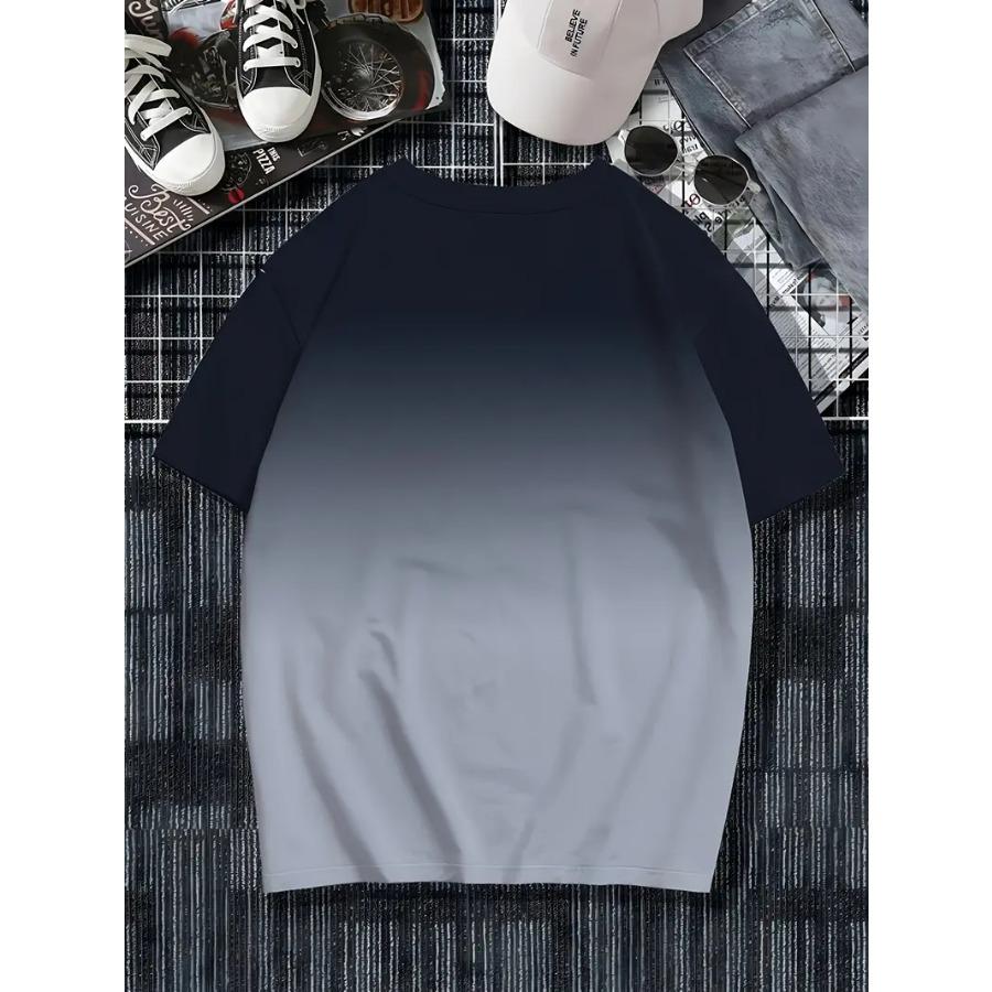 Herren Berg 3D Druck T-Shirts Mode Tees Bademode Stretch Polyester Sport Kurzarm Tops