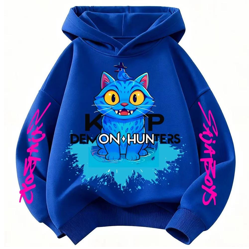 Saja Boys KPop Dämonenjäger Cartoon Kinder Kapuzenpullover Junge Kapuzenpullover Mode Lässige Oberteile Kinder Mädchen Kleidung