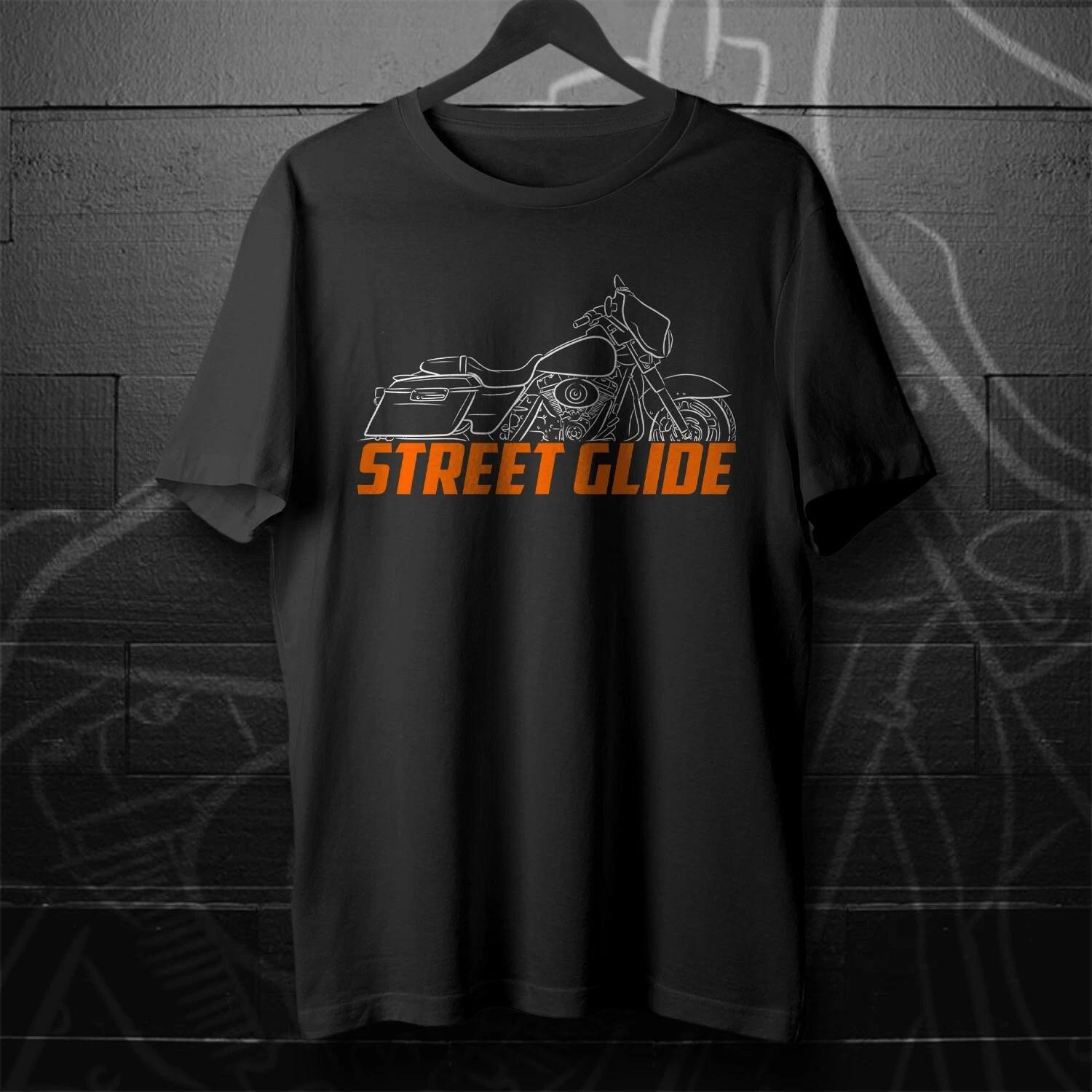 For Harley-Davidson Street Glide FLHX 2000-2026 fans - Motorcycle T shirt S