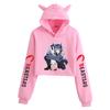 BEASTARS Animal Rhapsody Cat Ear Cropped Hoodie - Loose Street Style