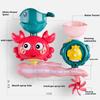 Kids Bath Toys Crab Whales Rotating Water Spray Bathing Shower Game Water Toy For Kids Bathroom Toys Gift Educational Toy