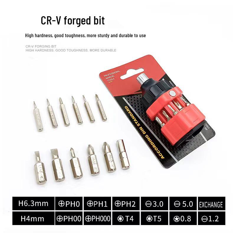 7-in-1 Industrial Aluminum Alloy Multi-bit Screwdriver Set