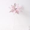 Simulated Xmas Tree Flower Large Glitter Artificial Christmas Flower  Wedding Decoration