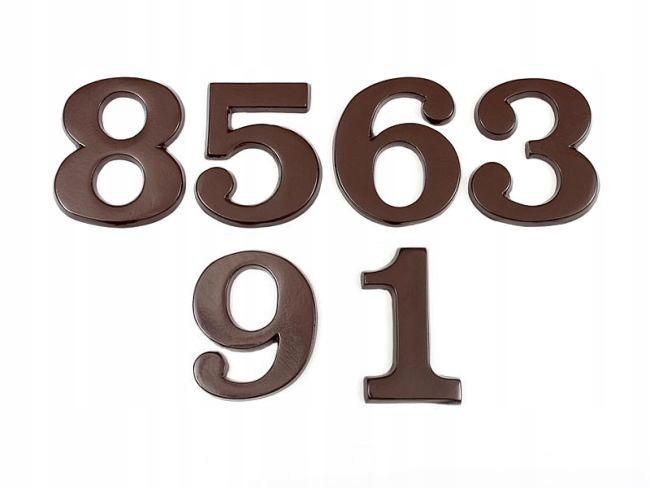Black Plastic Number 200mm 9