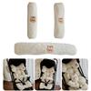 Cartoon Stroller Accessories Handlebar Guard Front Armrest Protective Cover Shoulder Belt Sleeve Teething Drooling Bib
