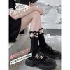 Socks Women's Tube Socks Spring and Autumn Cute Bow Summer Jk Lolita Lolita Mary Jean Shoes Lace Lace