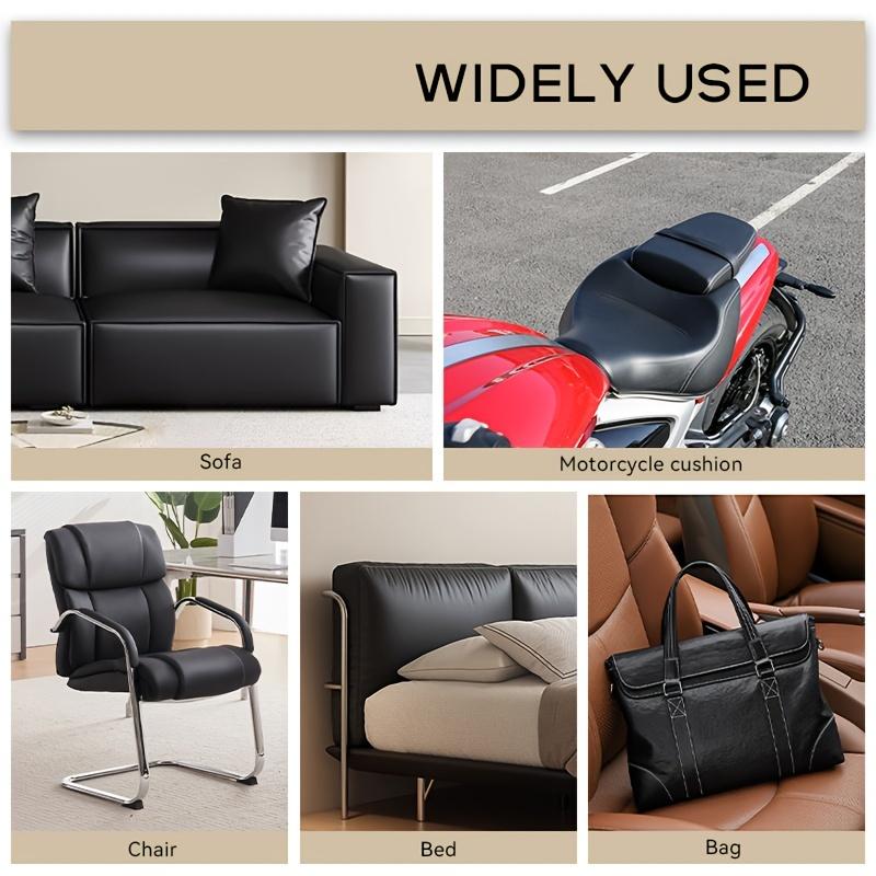 Self-Adhesive Faux Leather Repair Patch 35.0x137.01cm - Quick Fix for Sofa Seats, Motorcycle Cushions & Bed Headboards