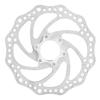 Bike Brake Rotor Brake Rotor Mountain Bike 160mm Threaded Hubs Brake Disc Rotor Flange Adapter with 6 Bolts