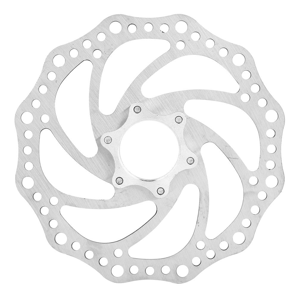 Bike Brake Rotor Brake Rotor Mountain Bike 160mm Threaded Hubs Brake Disc Rotor Flange Adapter with 6 Bolts