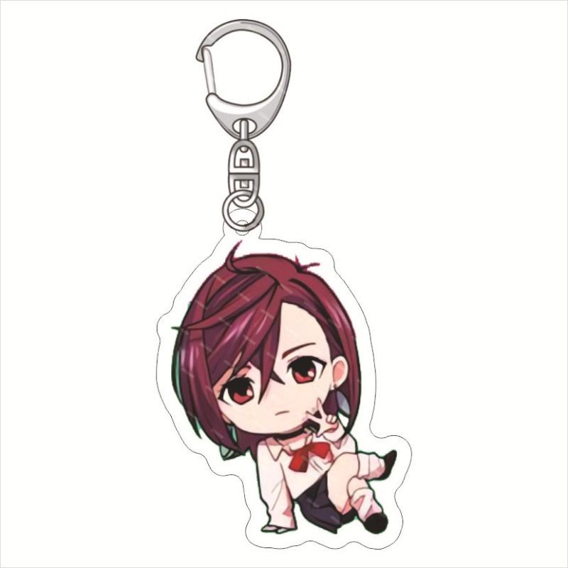 

Anime Acrylic Keychain Cartoon Bag Pendant Keyring Momo Ayase Shiratori Minami Decorative Accessories Ornament Gifts