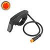 E-bike 3-pin Connector 36V 48V 60V 72V TT009 Left Right Thumb Throttle For Electric Bicycle Scooter Accelerator Handlebar 22mm Throttles 2