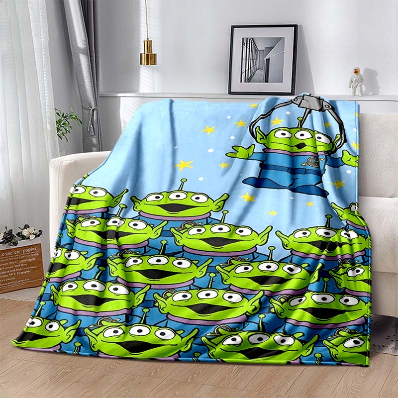 Various Styles and Sizes Toy Stories Cartoon Print Soft Blanket Bedroom Living Room Sofa Office Nap Camping Travel Shawl Blanket