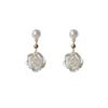 [Camellia] Orecchini a Bottone Fiore di Perla Fatti a Mano con Ago in Argento 925 - Orecchini INS Stile Dolce Giapponese Coreano da Donna
