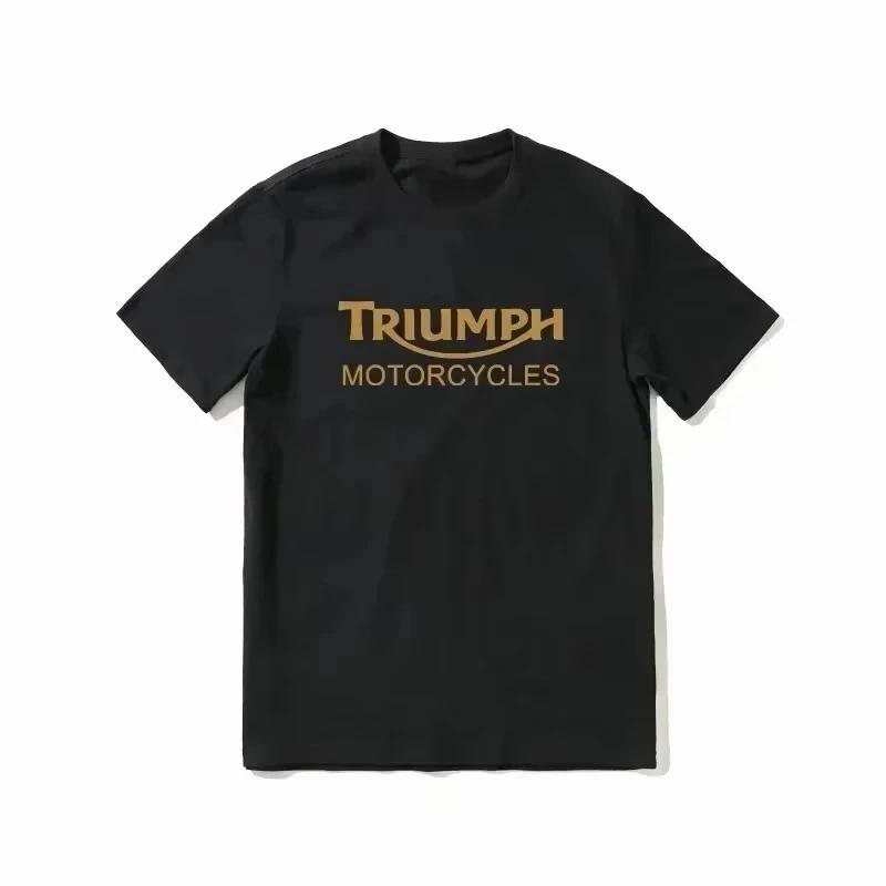 Street Motorcycle Graphic T-shirt Men Summer Cotton Oversized Short Sleeve Unisex Comfortable High Quality Female Male Clothing