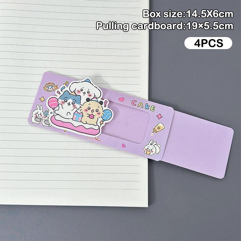 

4 шт. креативная милая мультяшная капибара, тянущая поздравительную открытку, ручная работа, 3D-благословение, открытка на день рождения для пары, признание в любви, подарки