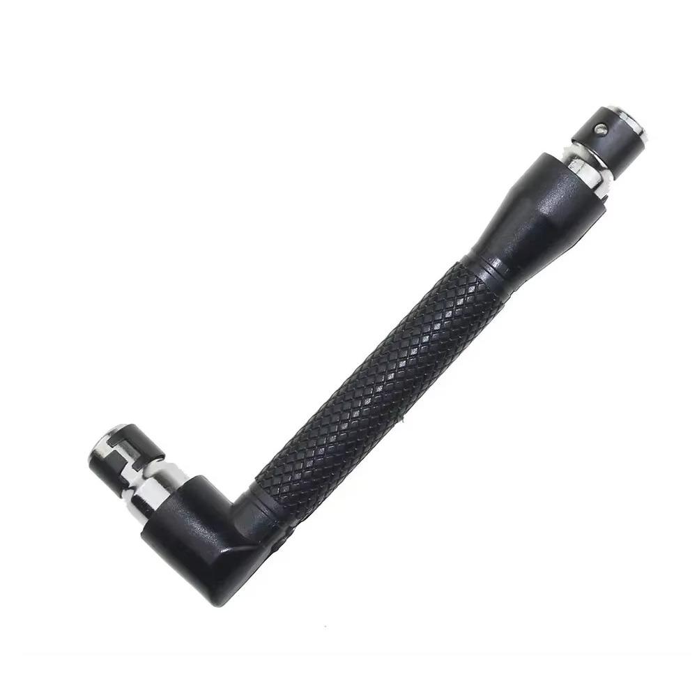 Mini Double-ended L-Socket Wrench 6.35mm 90° Right Angle Screwdriver Driver Bit Joiner Handle Utility Tool Set Home Maintenance