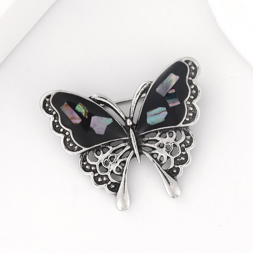 

1PC Alloy Brooch Pin Shiny Creative Breastpin For Women Novelty Shape Costume Accessory Matching Scarf Hat Wedding Party black серебряный