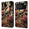 For iPhone 17 Pro Max Case PU Leather Wallet Phone Cover with Stand