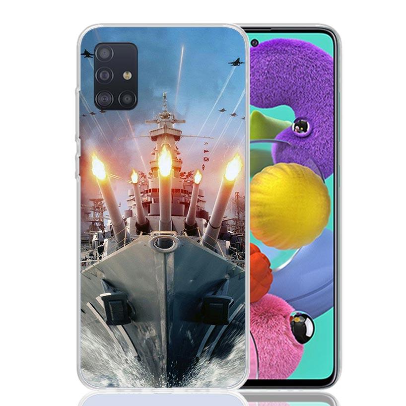 Military Aircraft Warship Fighter Phone Case for Samsung Galaxy A52 A51 A50S A12 A22 A32 A72 A10S A30S A31 A71 Note 20 Ultra 10
