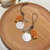 Street Food Fish Cake Keychain Japanese Dango Phone Charm Food Taiyaki Pendant  Friends Gift