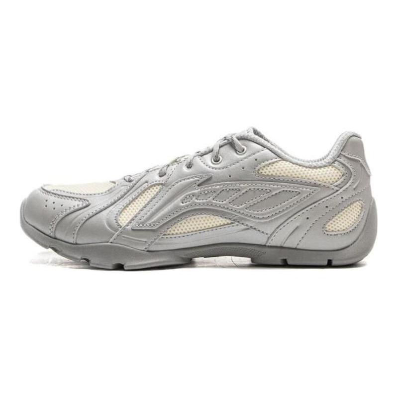 Li-Ning Linglong Women s Low-Top Casual Shoes Silver Off White AZGV030-3 36