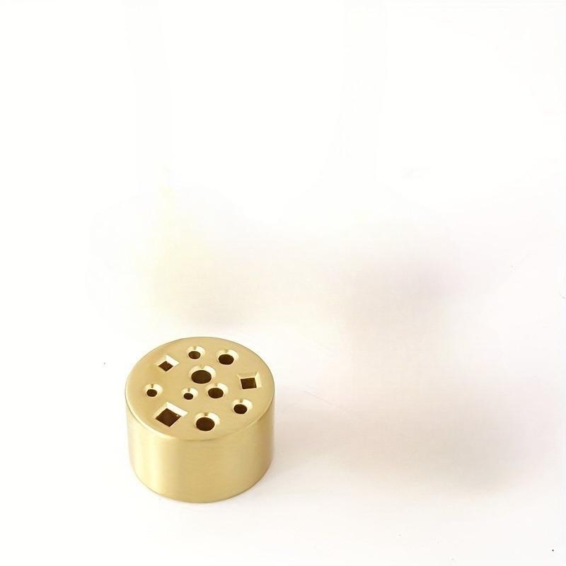 Copper Alloy Incense Holder 11 Holes Multi Hole Line Design Incense Burner Metal for Incense Sticks Mini Home Fragrance Products.