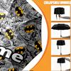 Custom Name Personalized Batman Print Umbrella, Auto Open Close, 8‑Rib Sturdy Frame, Commute Camping Hiking Use, Birthday Gift
