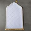 Premium Frilled Prayer Rug - Thick Flannel Cushion with Irregular Pattern
