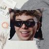 1PC New Album Buenas Noches Quevedo Pillow Case Sofa Decorative Home Double-sided Printing Short Plush Cute Cushion Cover