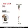 Stainless Steel Adjustable Wire Rope Hanging Hook for Art & Picture Displays