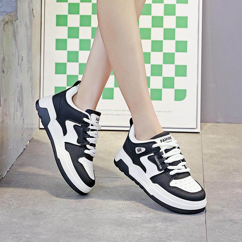 Little white shoes female student Korean version 2025 spring and autumn new versatile casual sports board shoes ins single shoes HL-6616