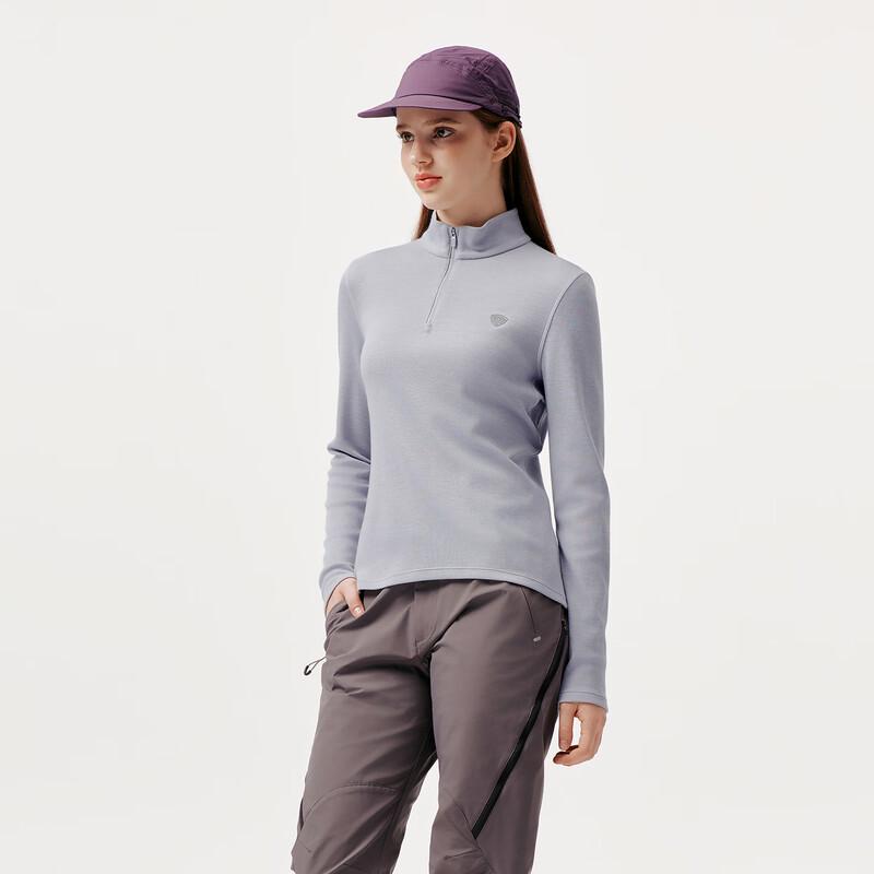 Tanbol Women's Semi-High Collar Wool Blend Sweatshirt