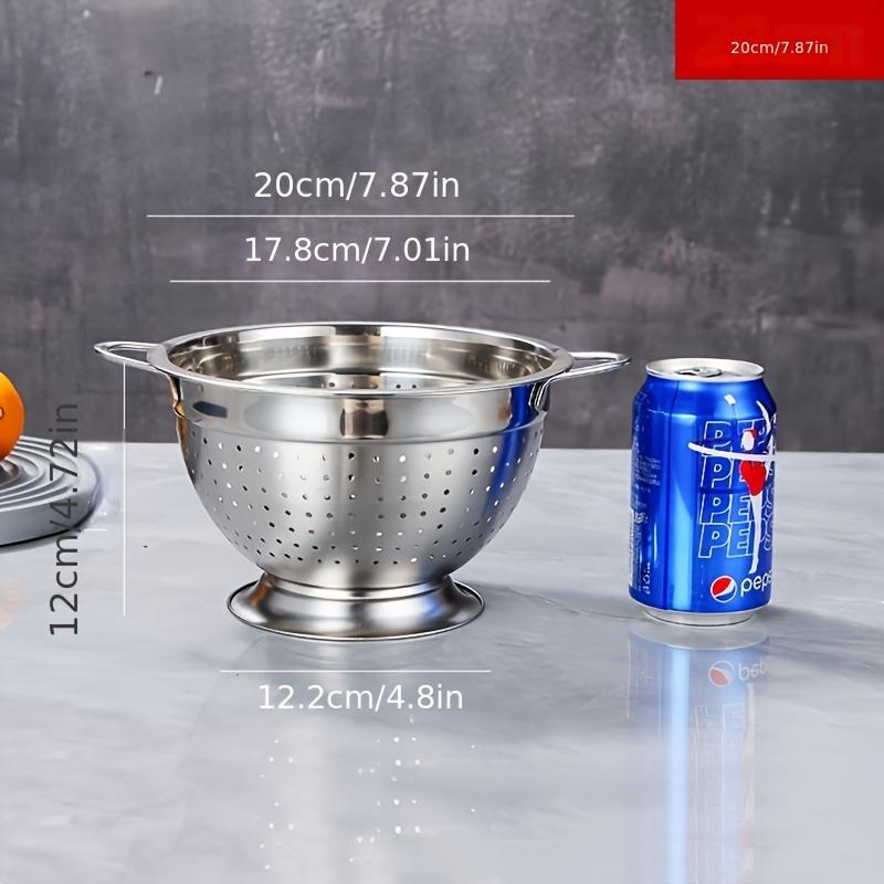 Das multifunktionale Abtropfbecken aus Edelstahl eignet sich zum Waschen von Obst und Gemüse und ist eine wichtige Wahl in der Küche